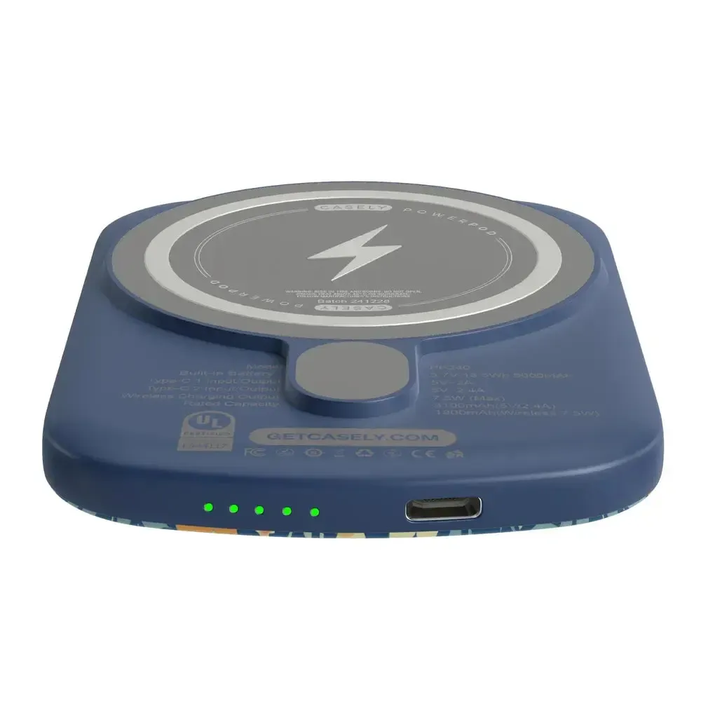 Full Bloom | Navy Floral Power Pod