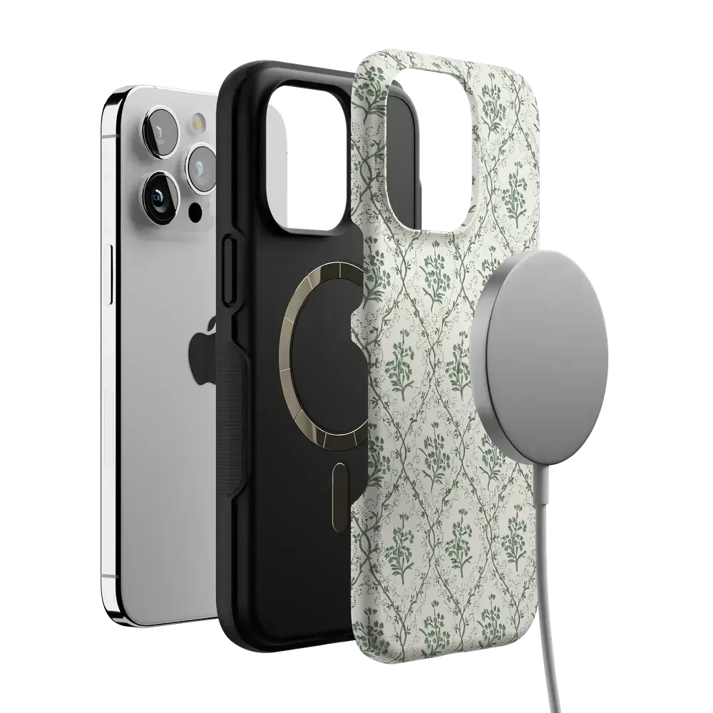 Sage Tapestry | Floral Vines Case