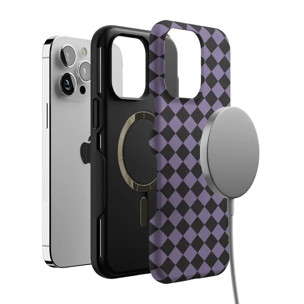 Midnight Hex | Purple Checkered Case