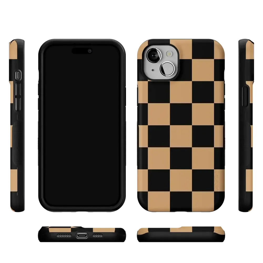 Fit Check | Black & Brown Checkerboard Case