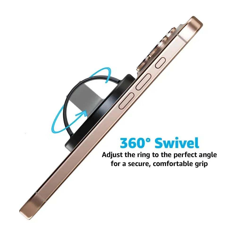 MagRing | Black Magnetic Phone Ring