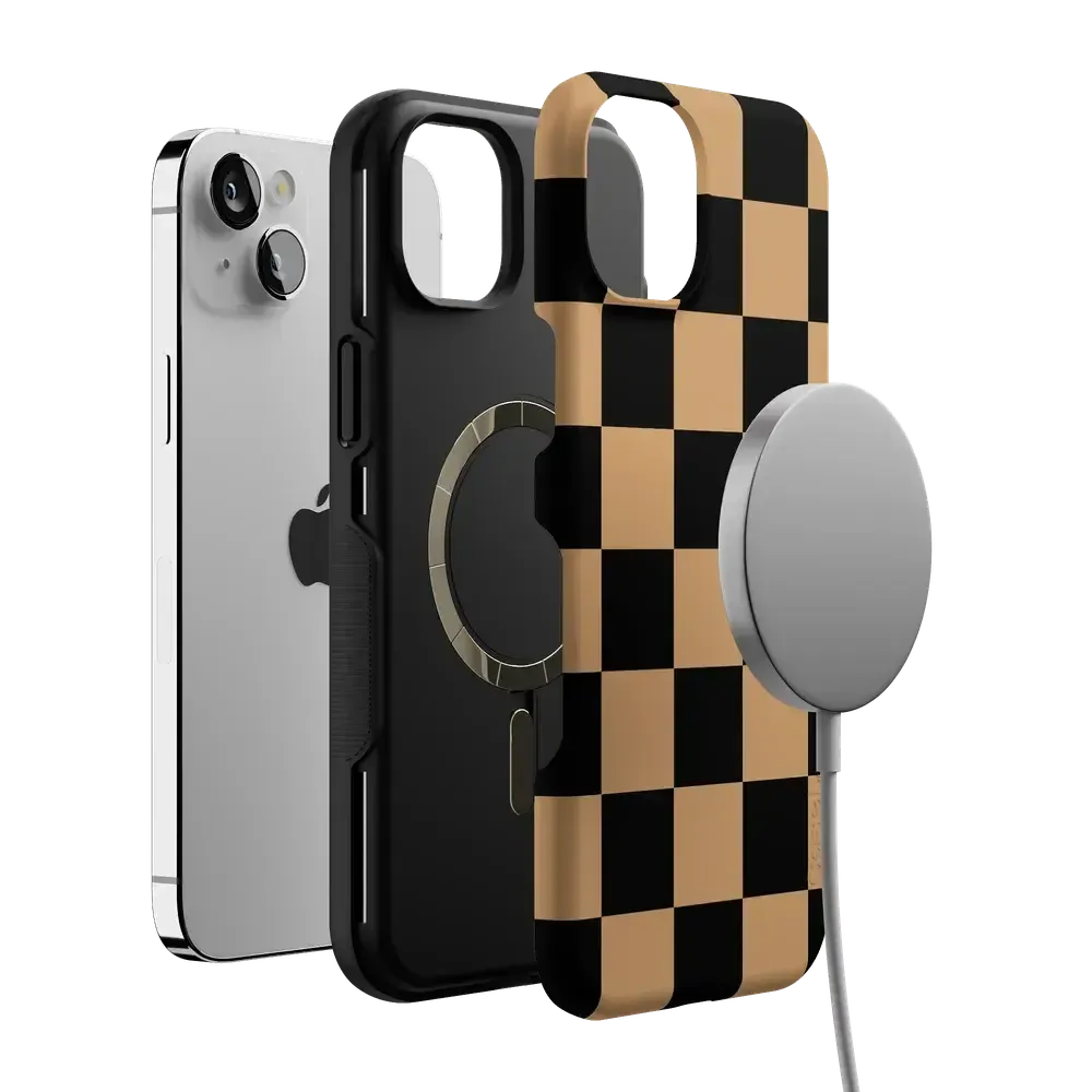 Fit Check | Black & Brown Checkerboard Case