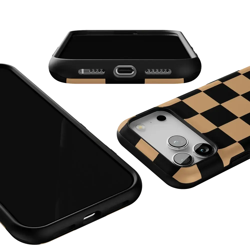 Fit Check | Black & Brown Checkerboard Case