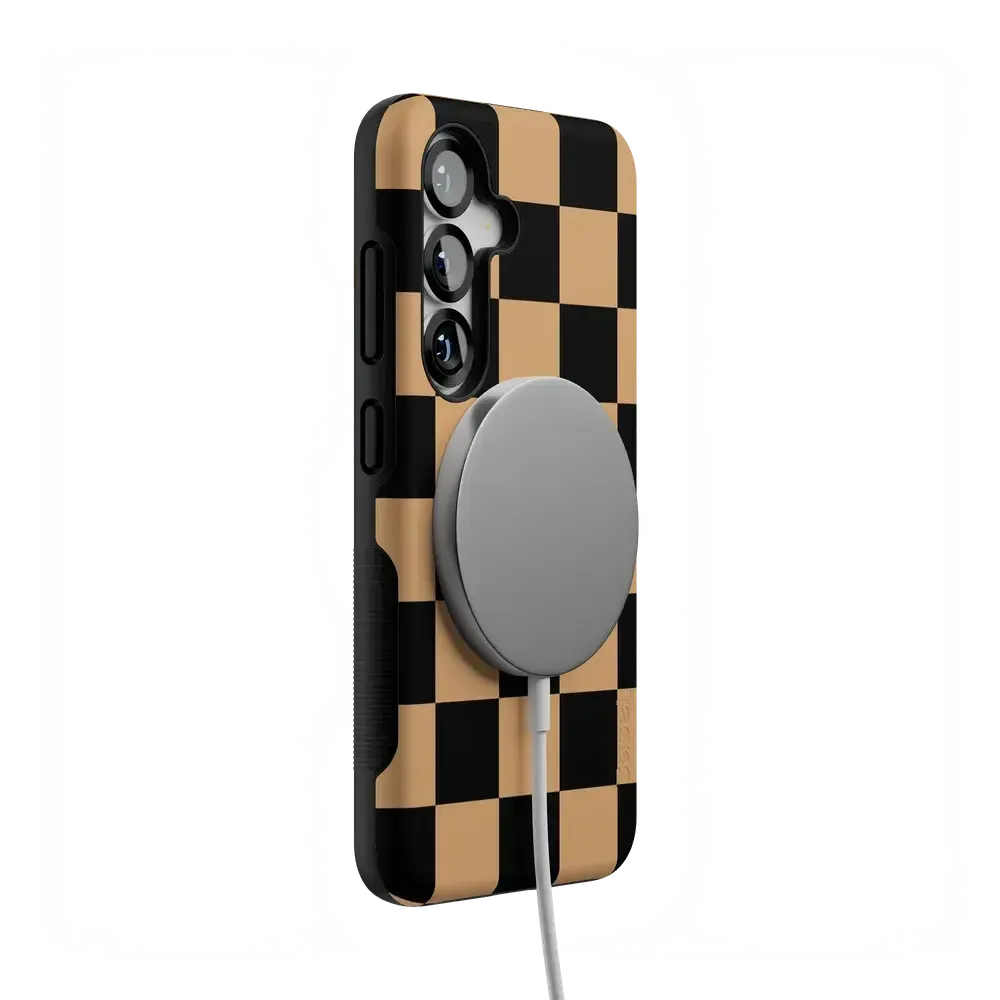 Fit Check | Black & Brown Checkerboard Case