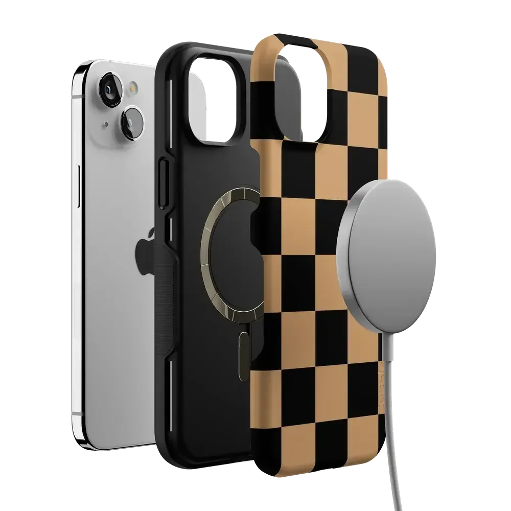 Fit Check | Black & Brown Checkerboard Case