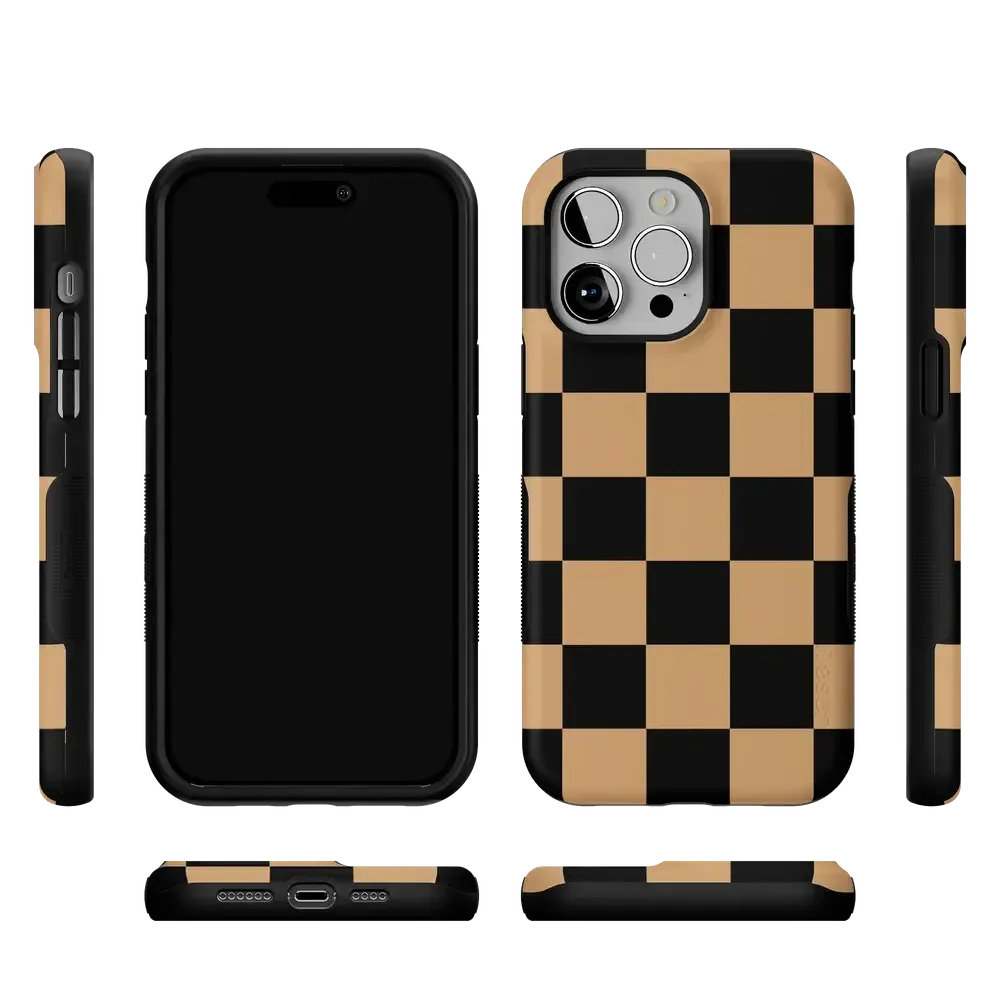 Fit Check | Black & Brown Checkerboard Case