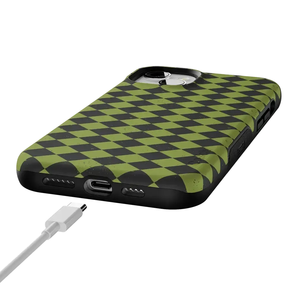 Wicked Hex | Green Checkered Case