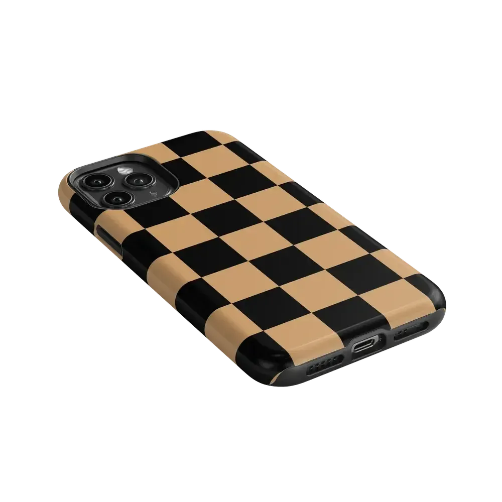 Fit Check | Black & Brown Checkerboard Case
