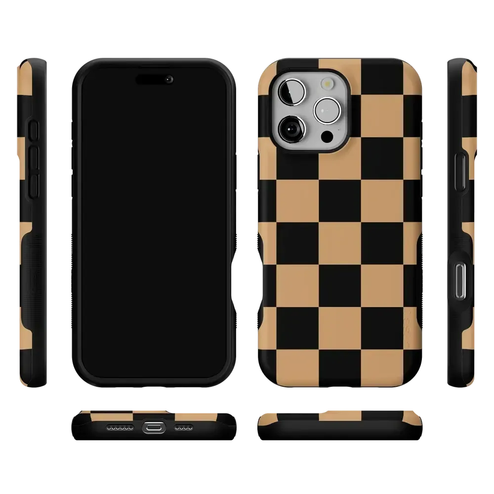 Fit Check | Black & Brown Checkerboard Case