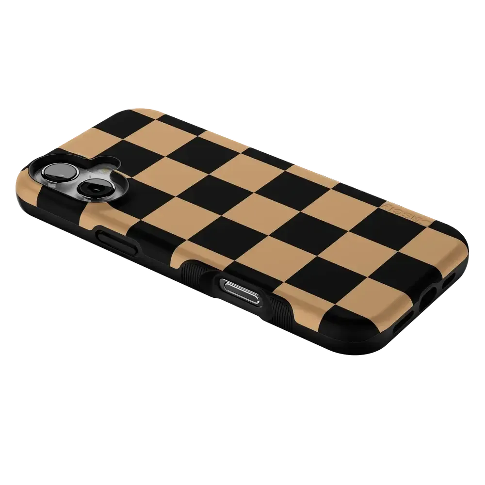 Fit Check | Black & Brown Checkerboard Case
