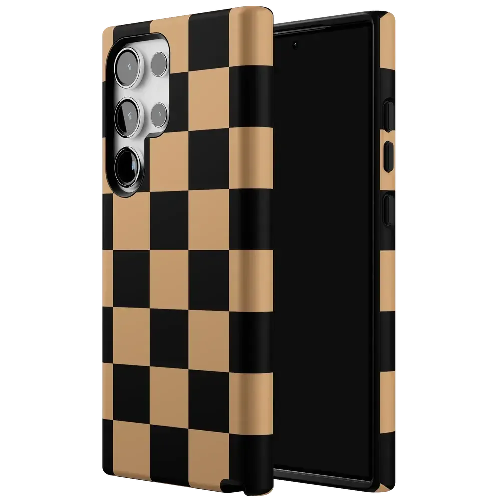 Fit Check | Black & Brown Checkerboard Case