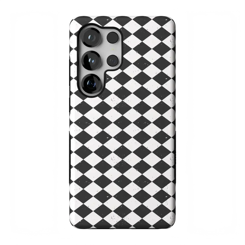 Salem's Hex | Black & White Checkered Case