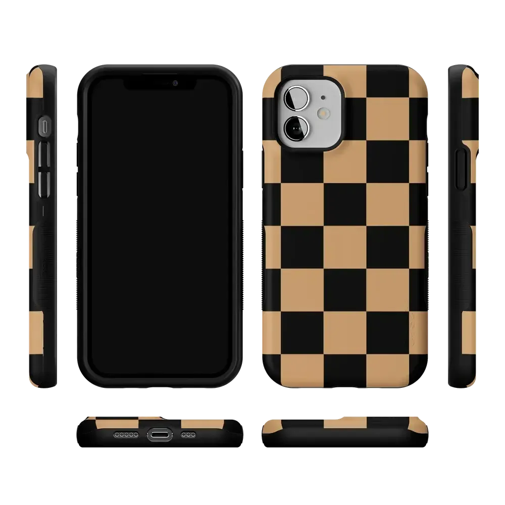 Fit Check | Black & Brown Checkerboard Case