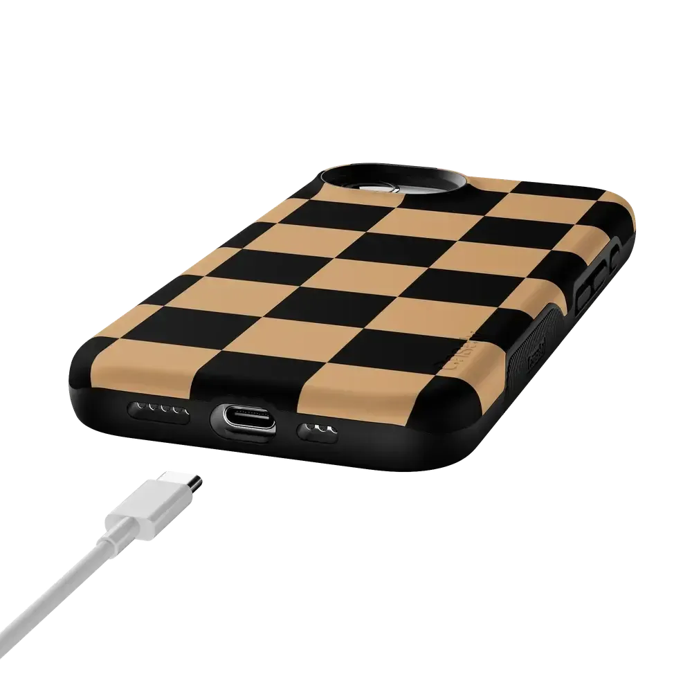 Fit Check | Black & Brown Checkerboard Case
