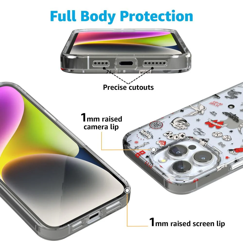 Not a Phase | Clear Flash Tattoo Case