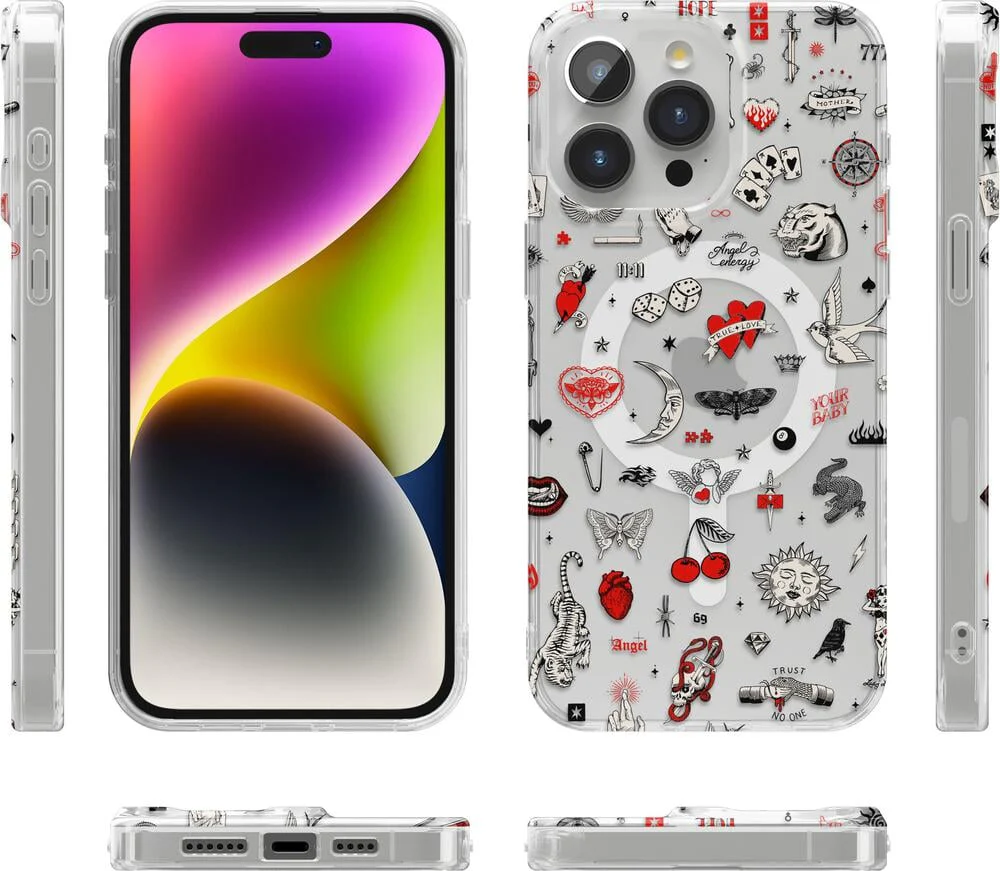 Not a Phase | Clear Flash Tattoo Case