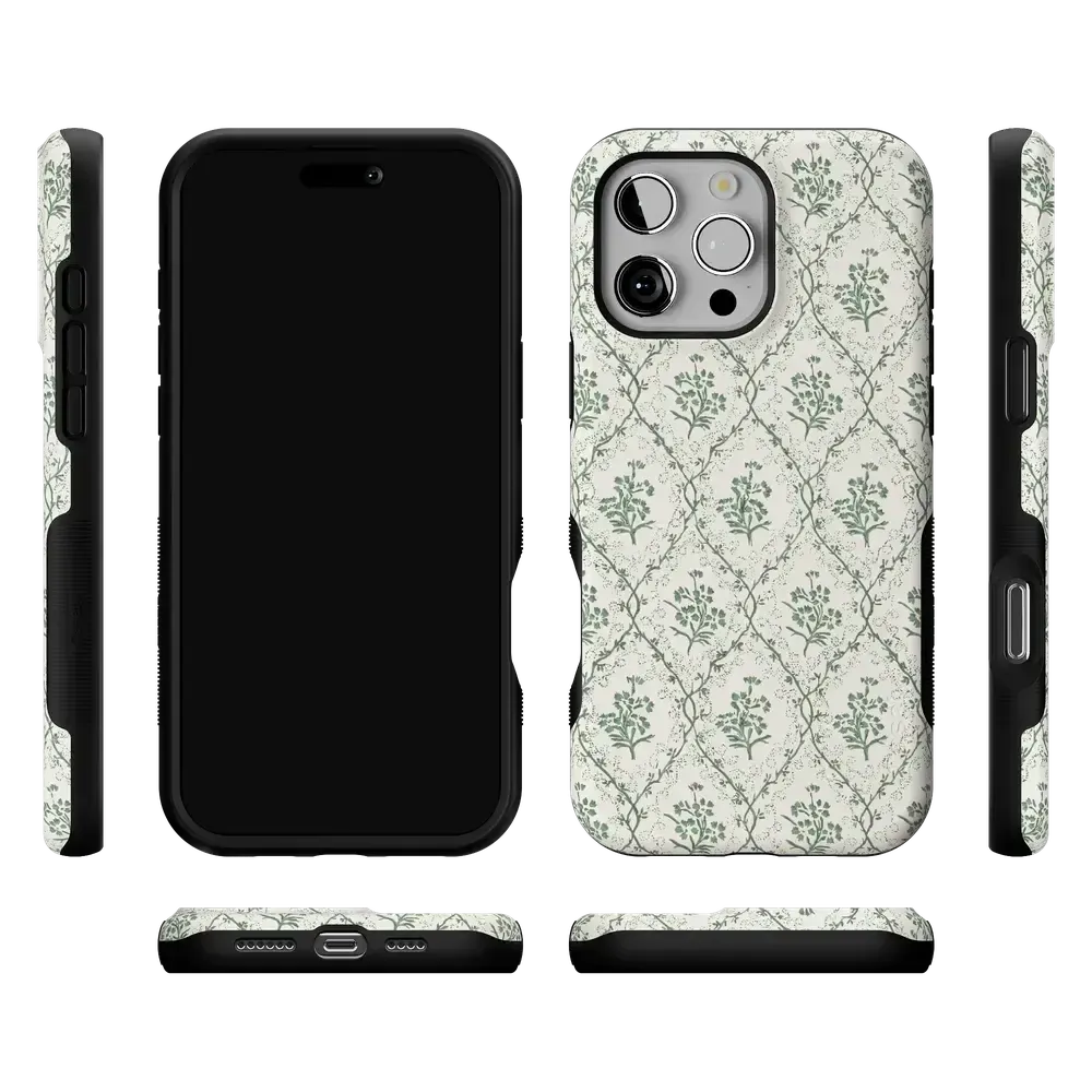 Sage Tapestry | Floral Vines Case