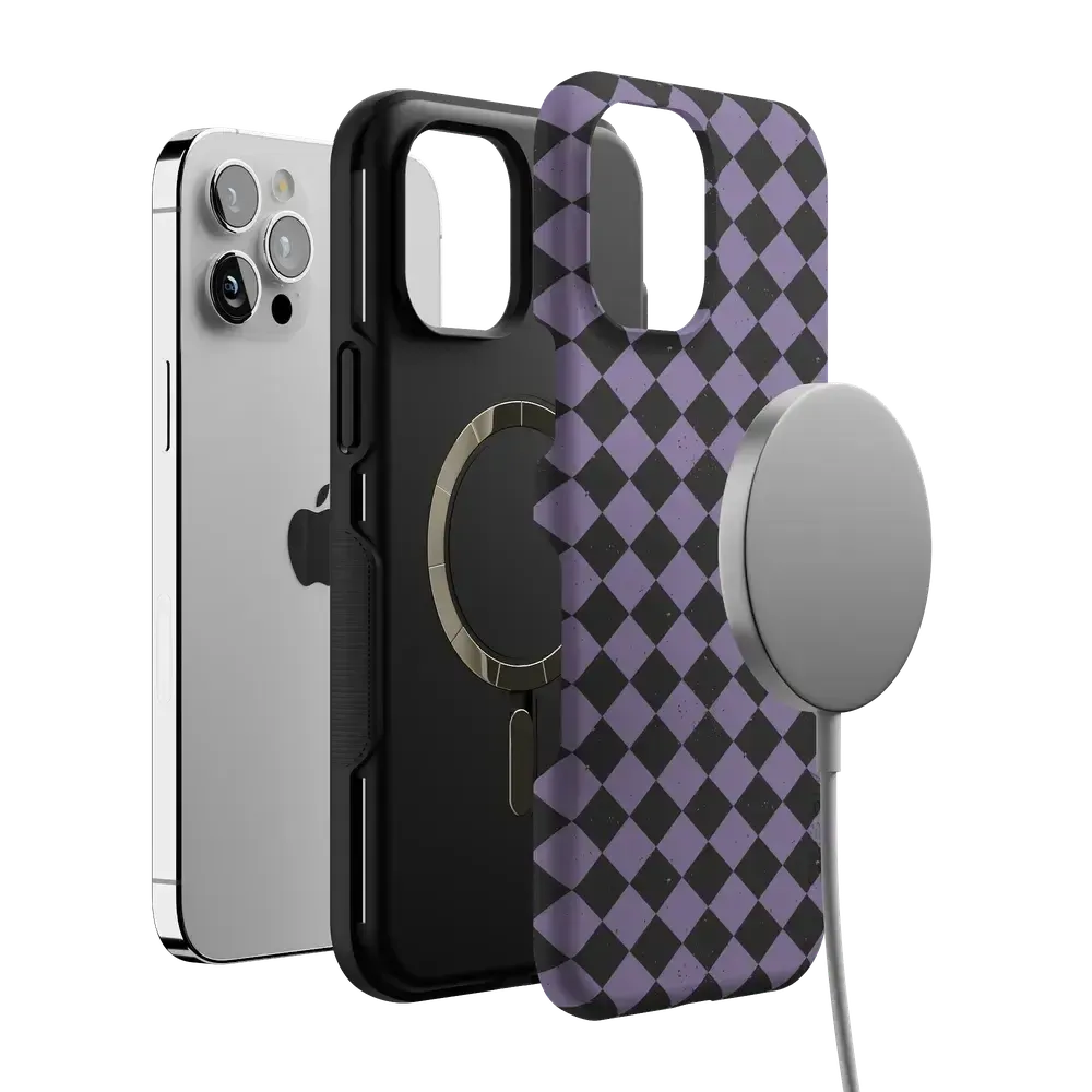 Midnight Hex | Purple Checkered Case