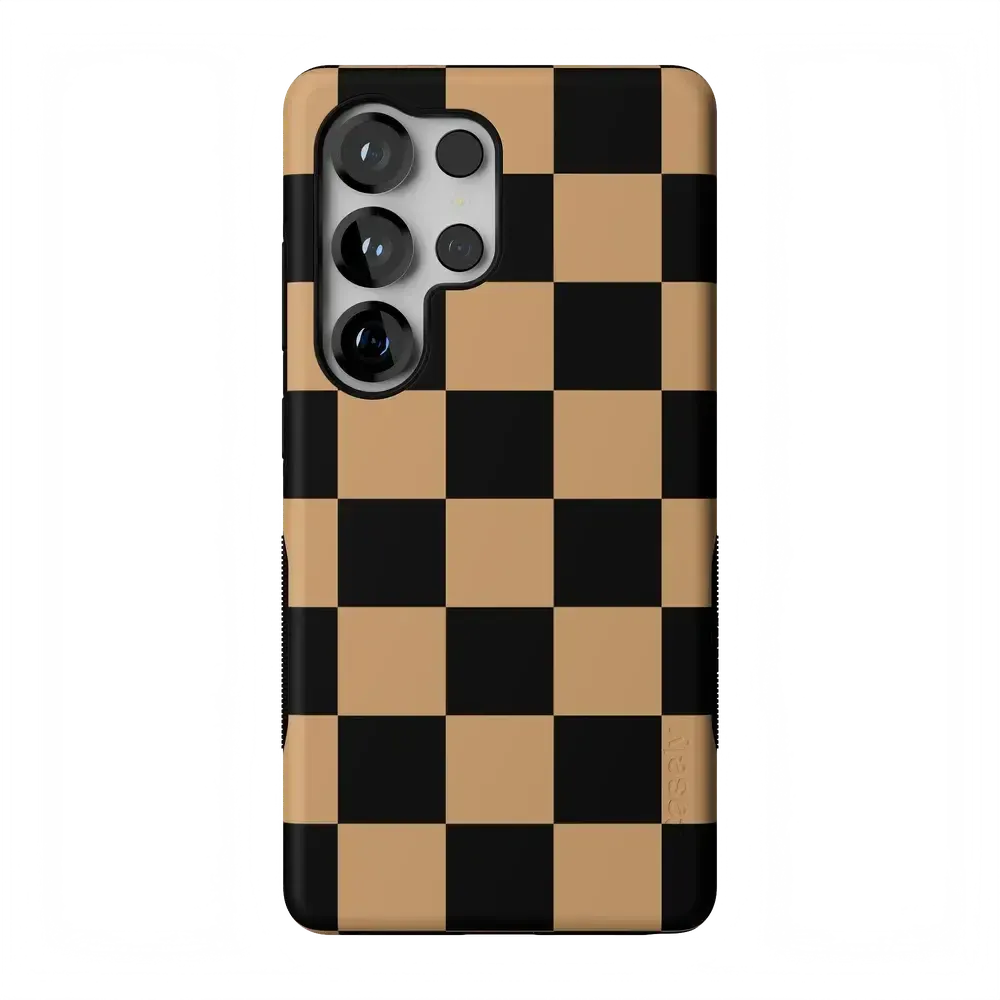 Fit Check | Black & Brown Checkerboard Case