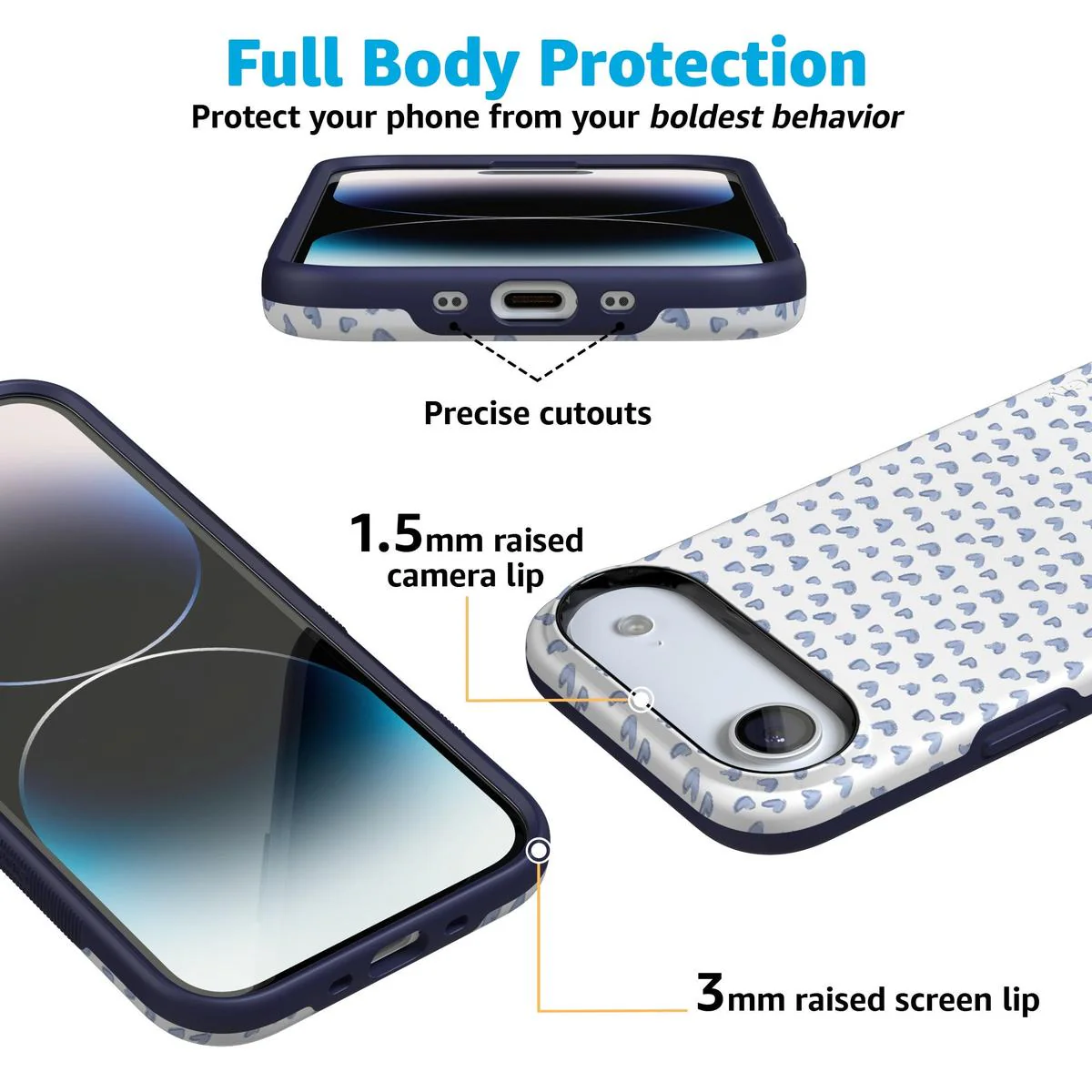 Lovebug | Blue Hearts Case