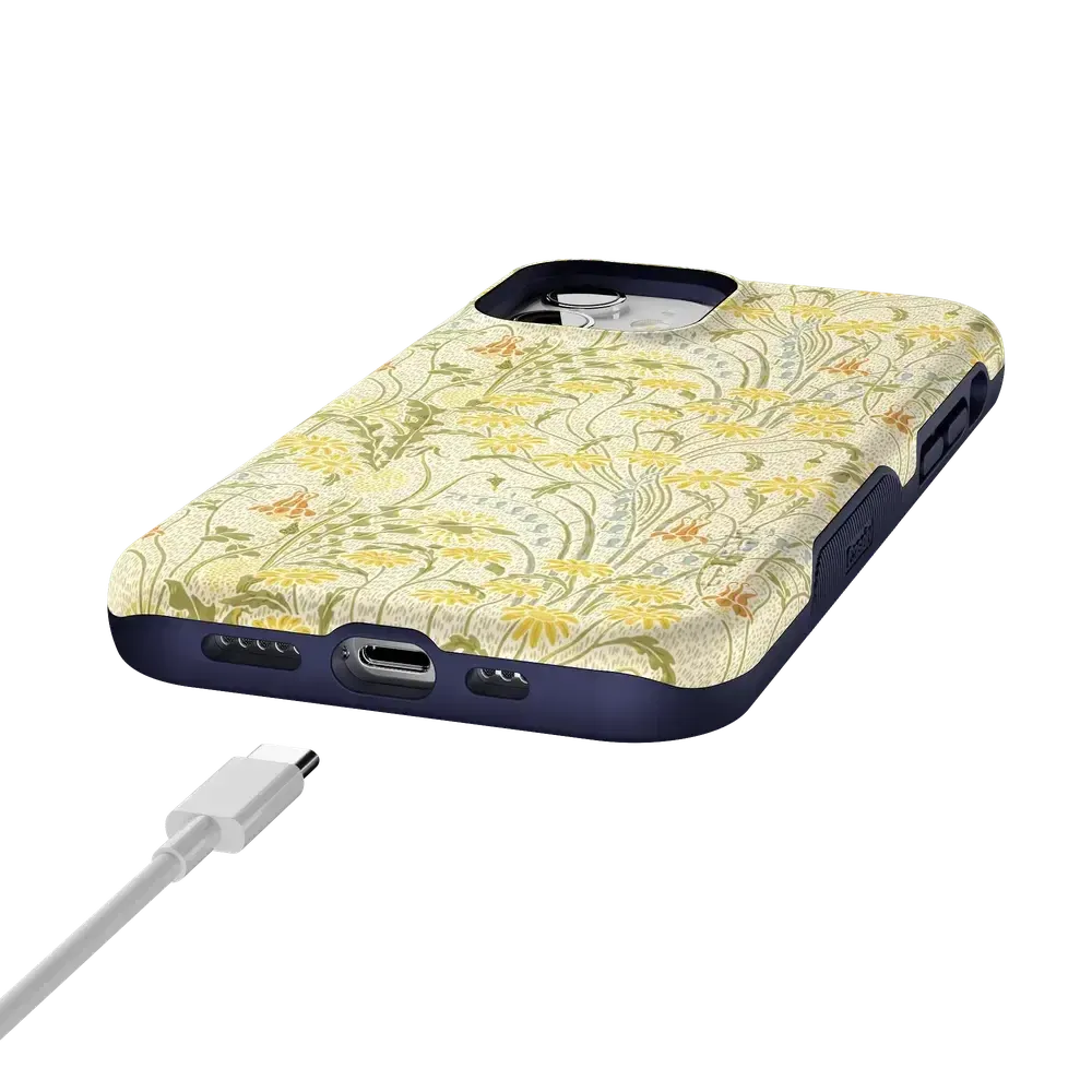 Boho Blooms | Golden Floral Case