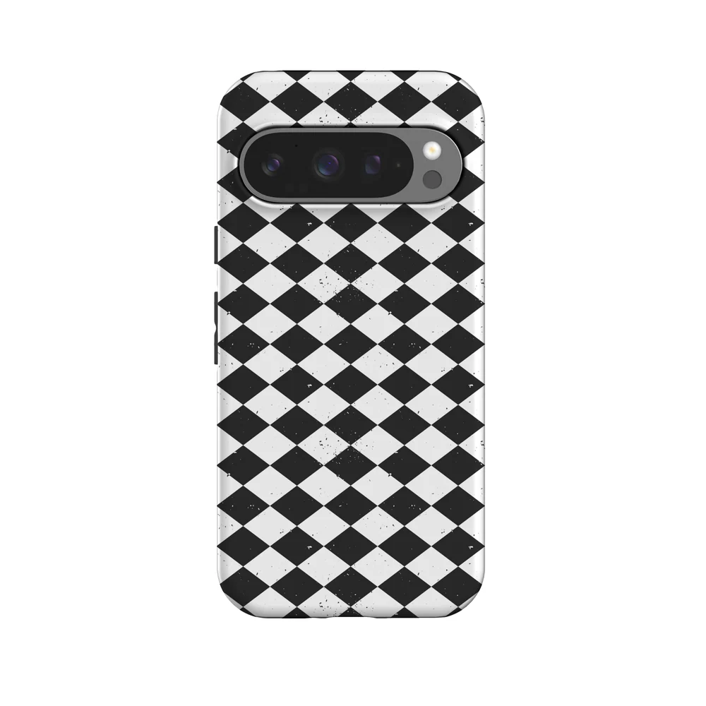 Salem's Hex | Black & White Checkered Case
