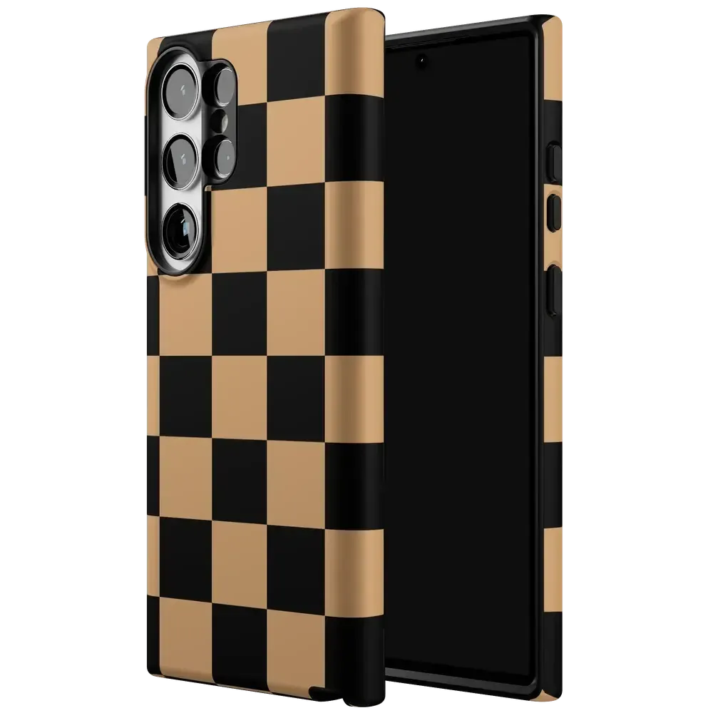 Fit Check | Black & Brown Checkerboard Case