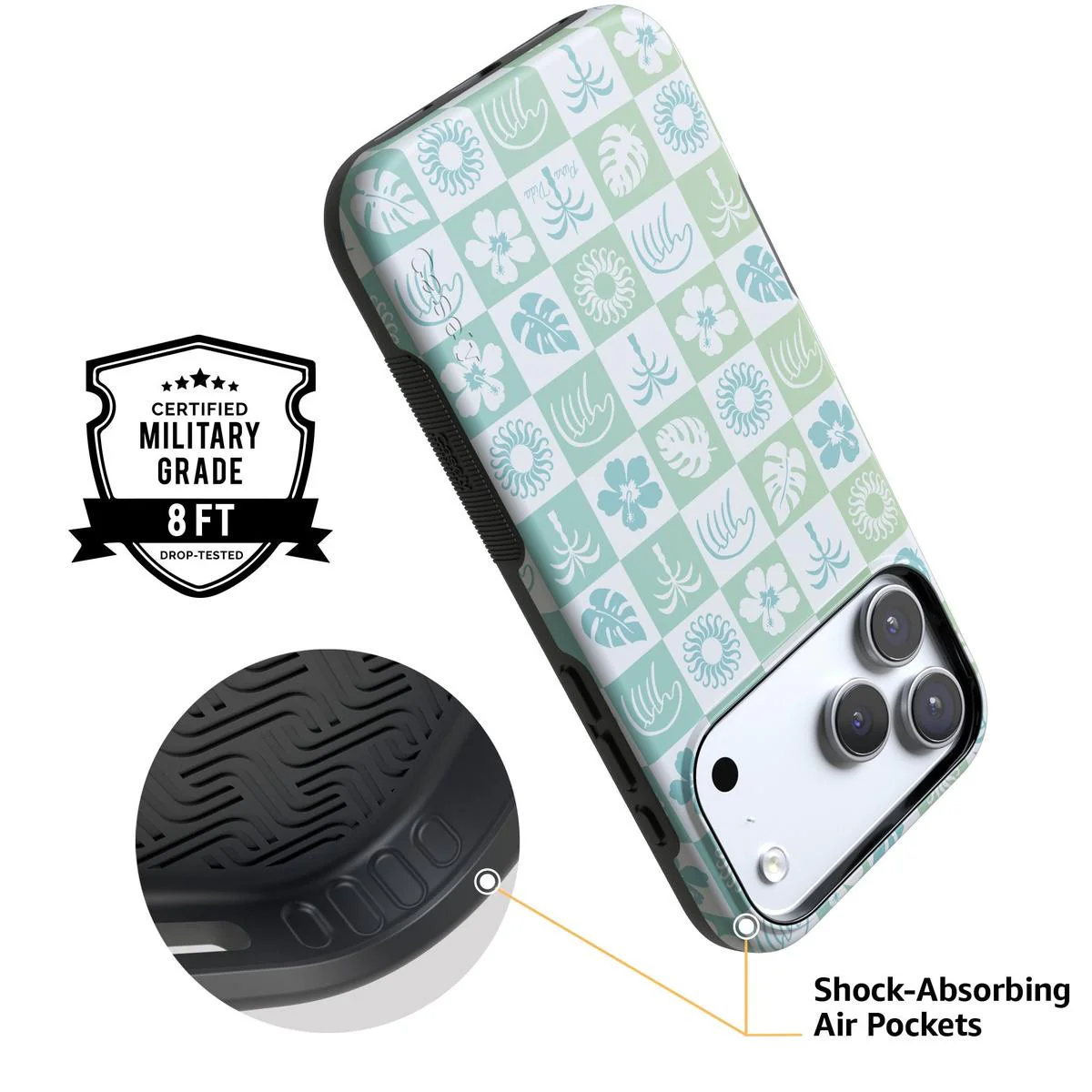 Coastal Checkers | Pura Vida Case