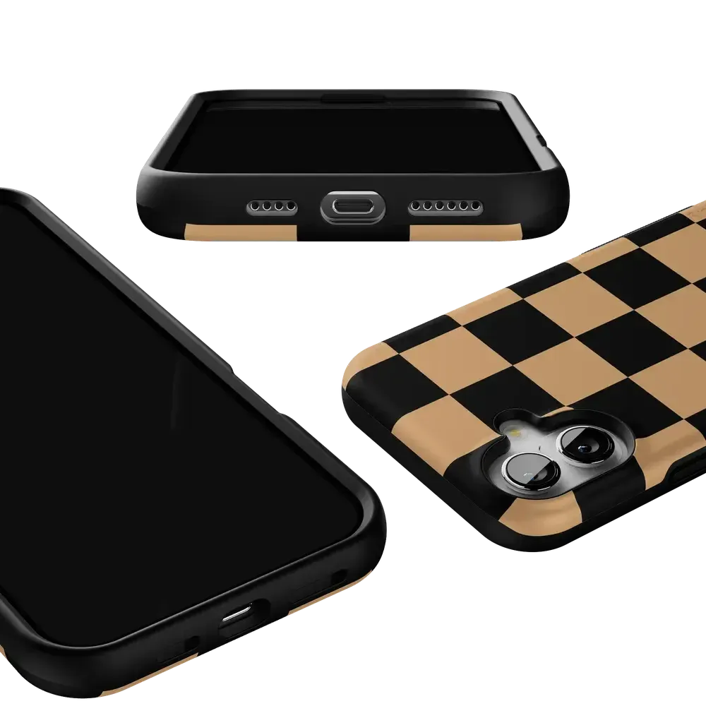 Fit Check | Black & Brown Checkerboard Case