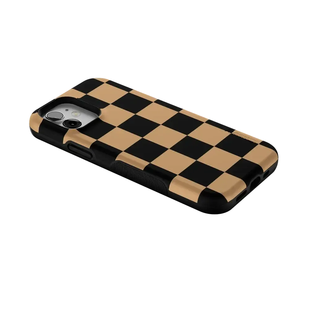 Fit Check | Black & Brown Checkerboard Case