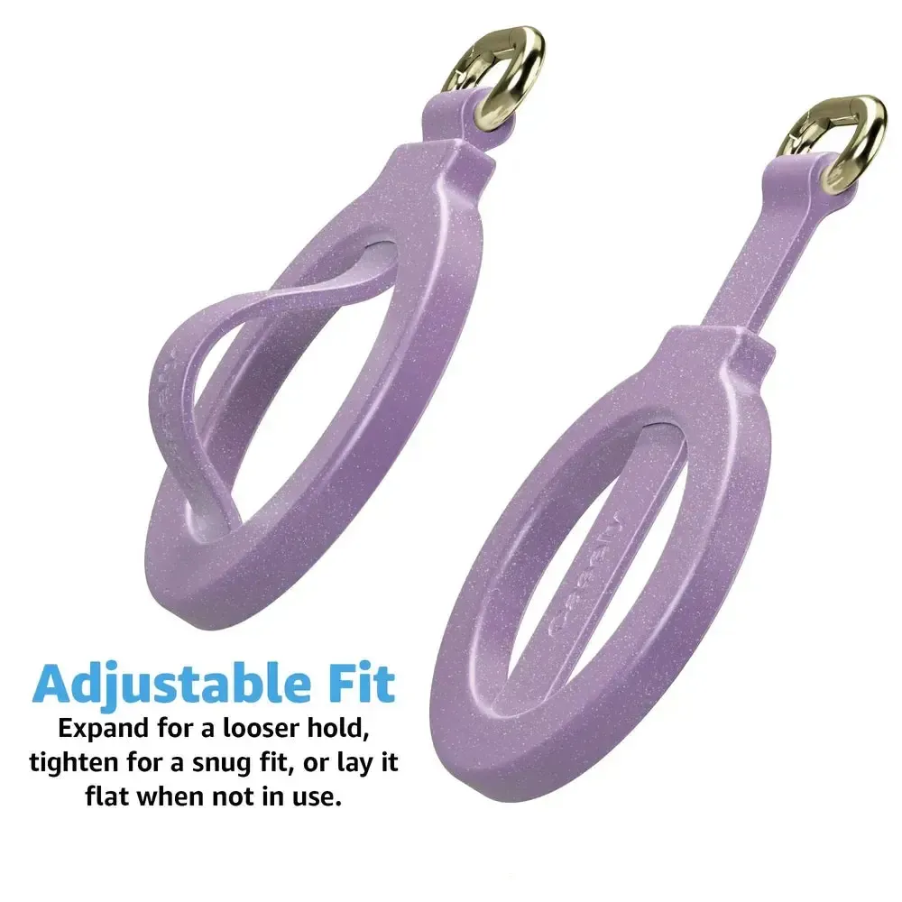 Lavender Waves | Purple Shimmer MagRing+ with Keychain