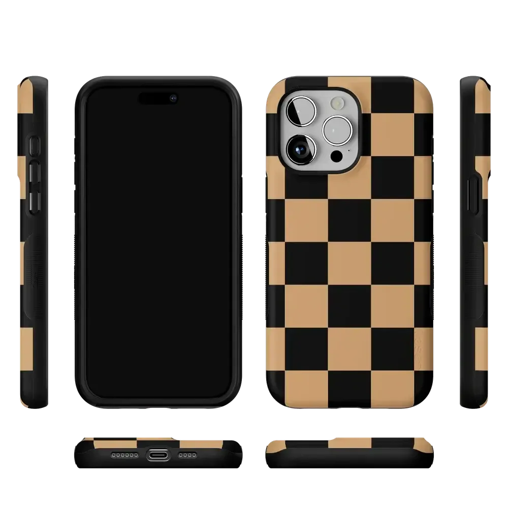 Fit Check | Black & Brown Checkerboard Case