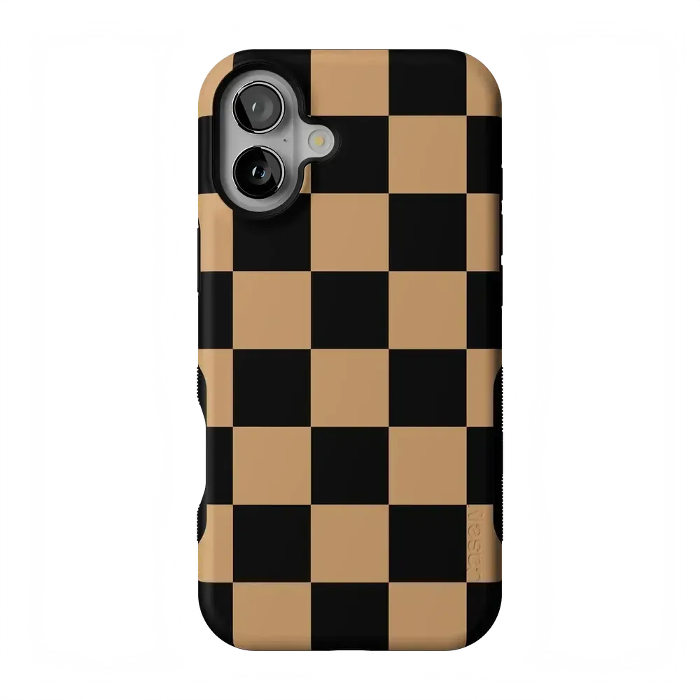 Fit Check | Black & Brown Checkerboard Case