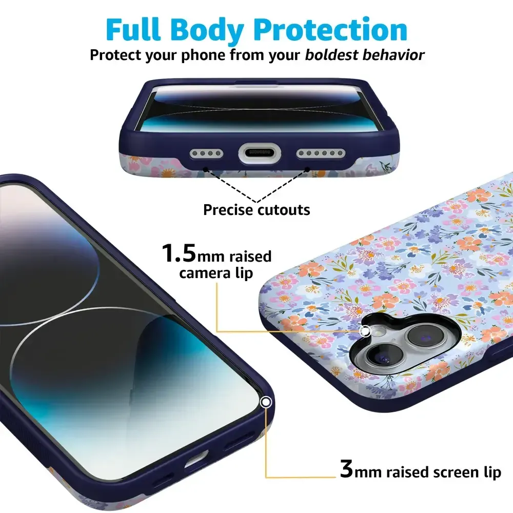 Poppy Meadows | Pastel Floral Case