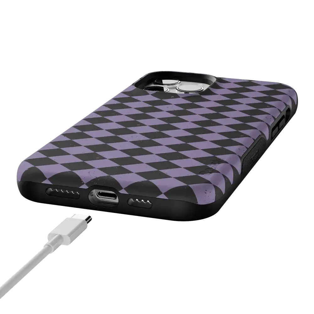 Midnight Hex | Purple Checkered Case