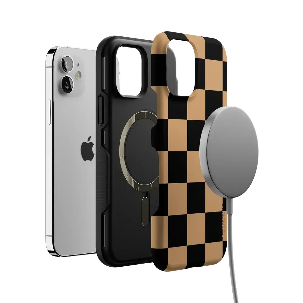 Fit Check | Black & Brown Checkerboard Case