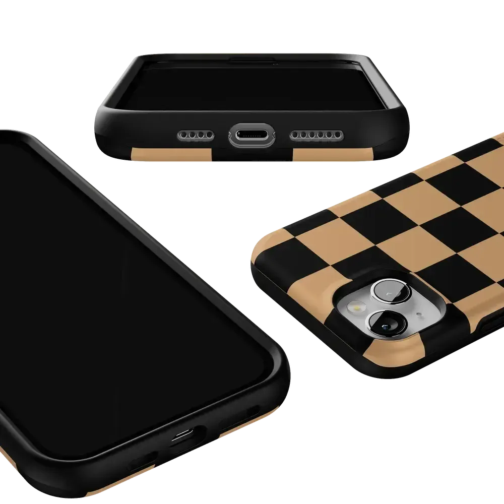 Fit Check | Black & Brown Checkerboard Case