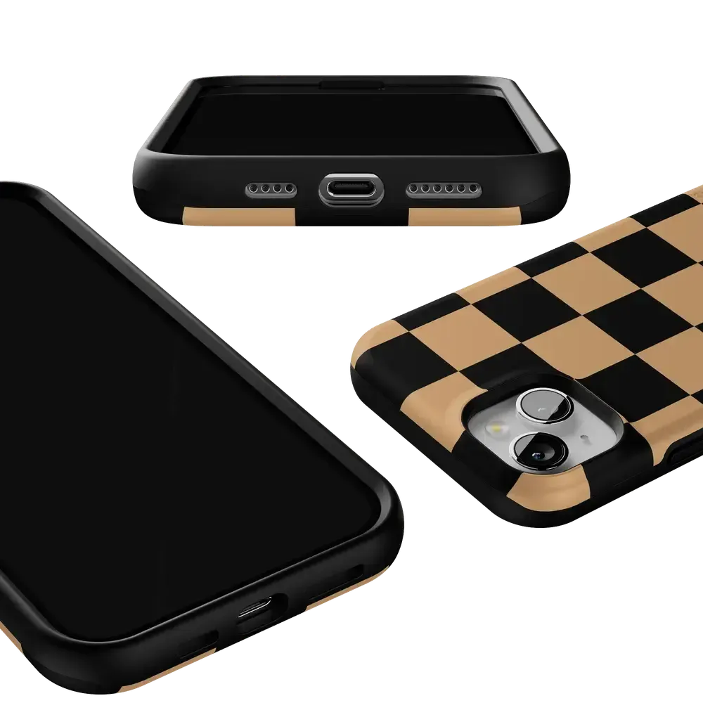 Fit Check | Black & Brown Checkerboard Case