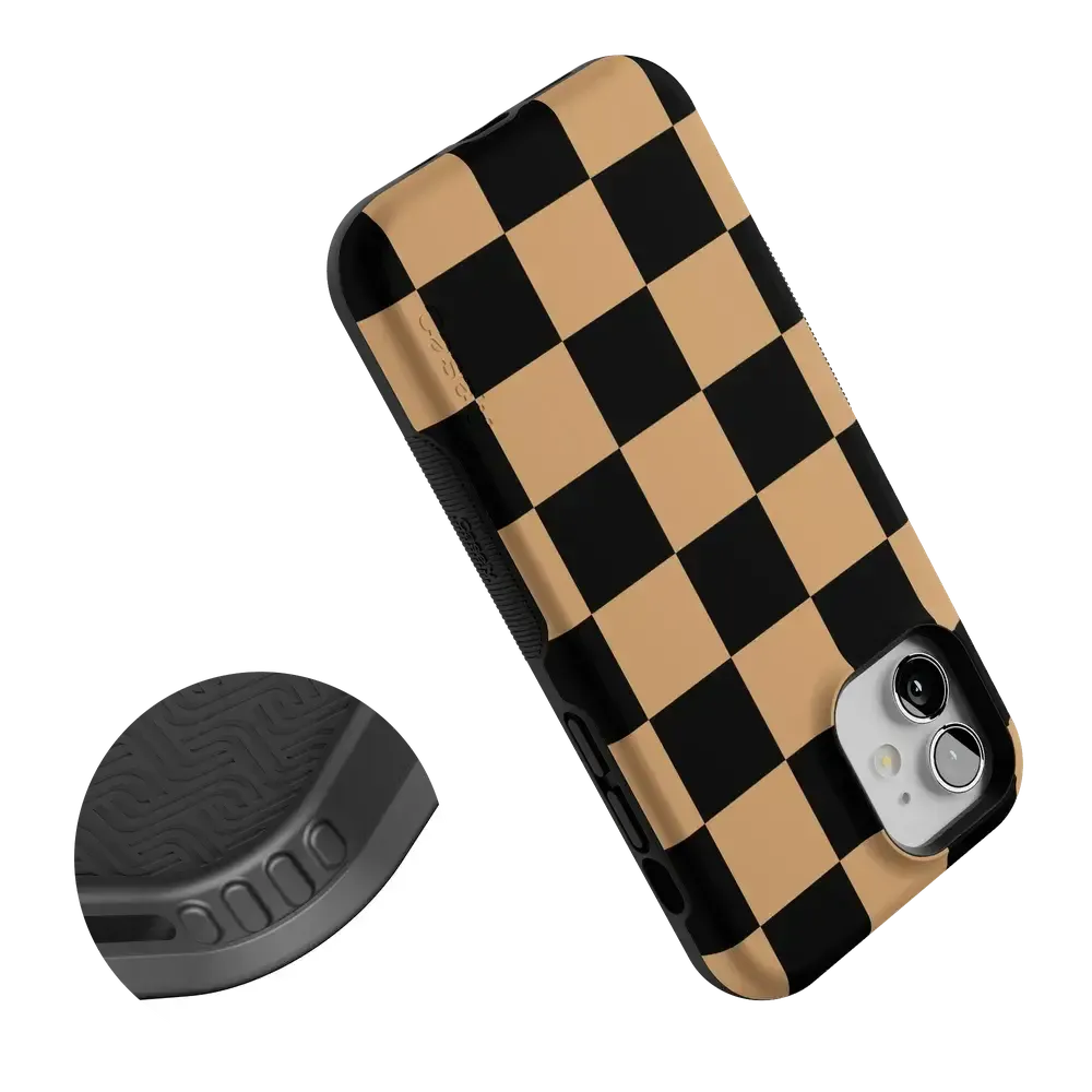 Fit Check | Black & Brown Checkerboard Case