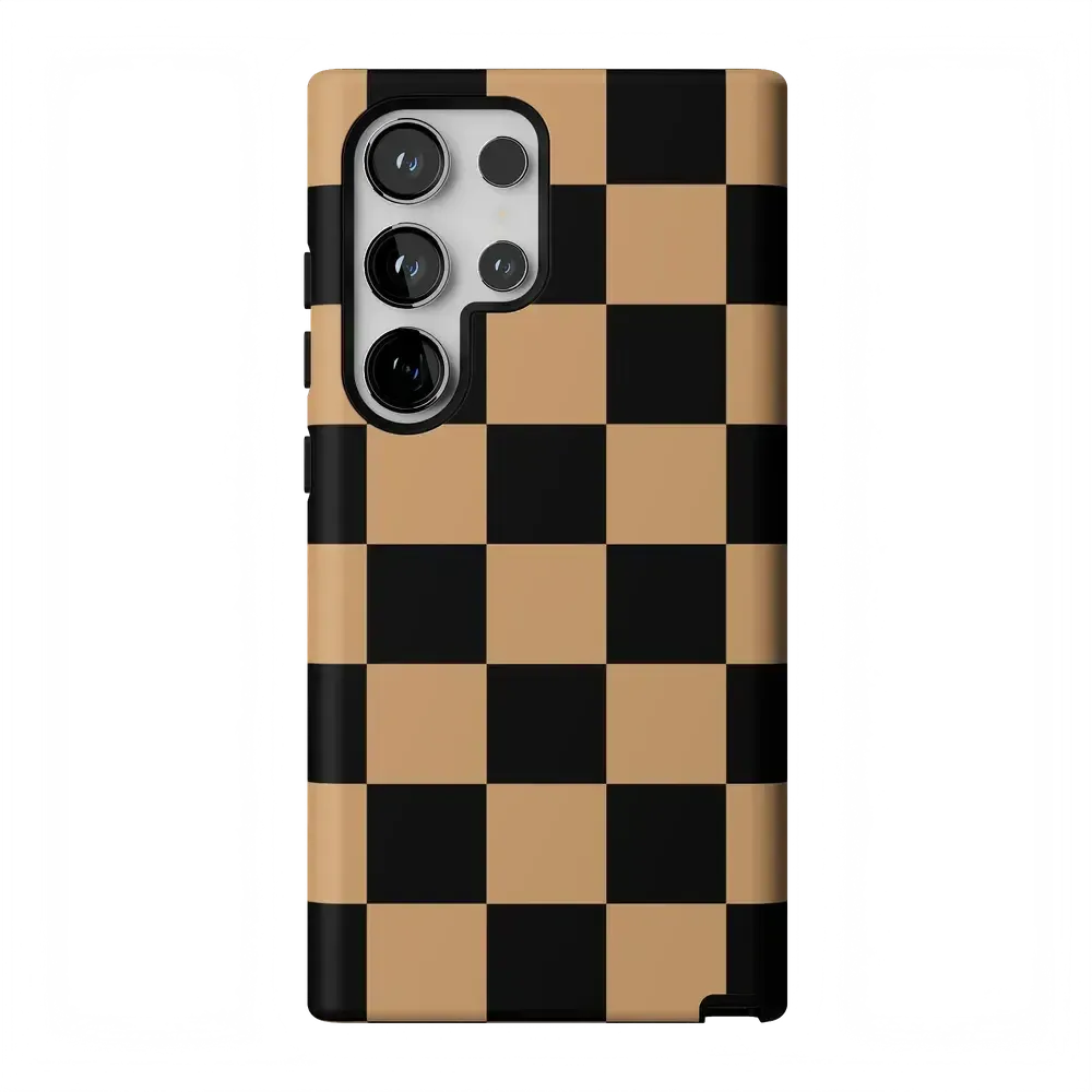 Fit Check | Black & Brown Checkerboard Case