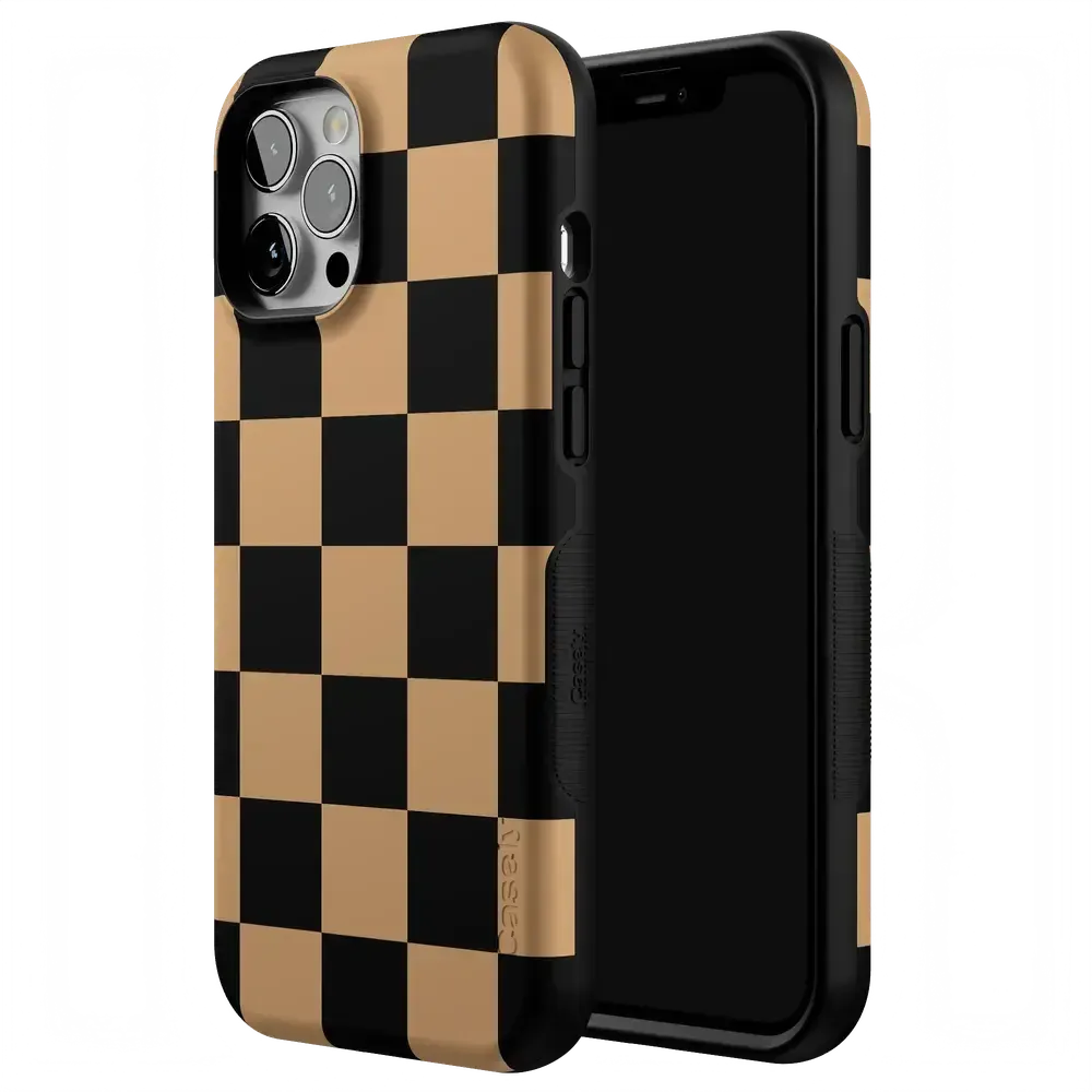 Fit Check | Black & Brown Checkerboard Case