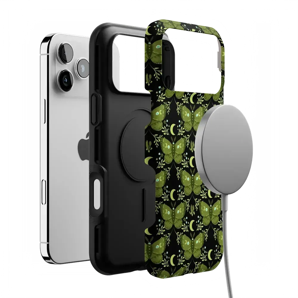 Mystic Moths | Green Twilight Case