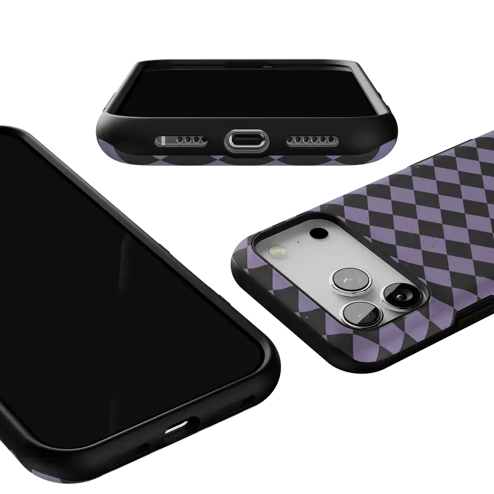 Midnight Hex | Purple Checkered Case