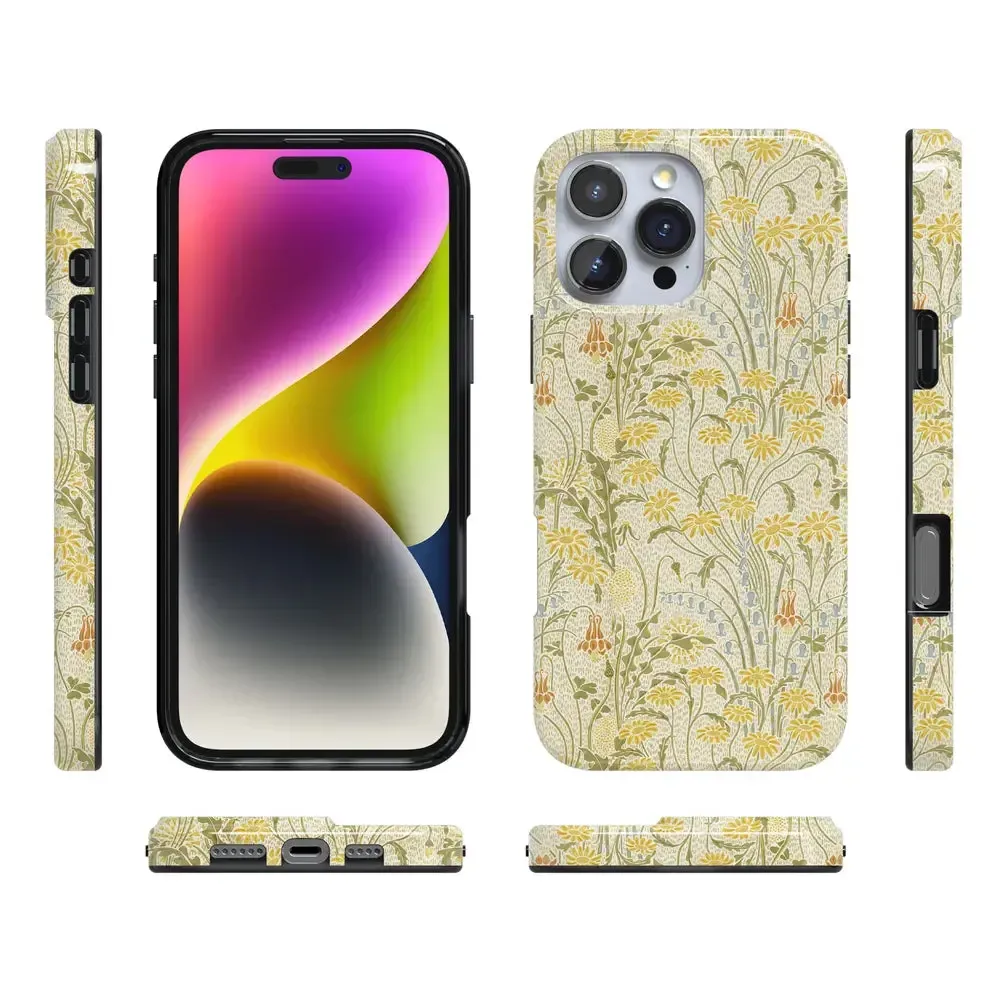 Boho Blooms | Golden Floral Case