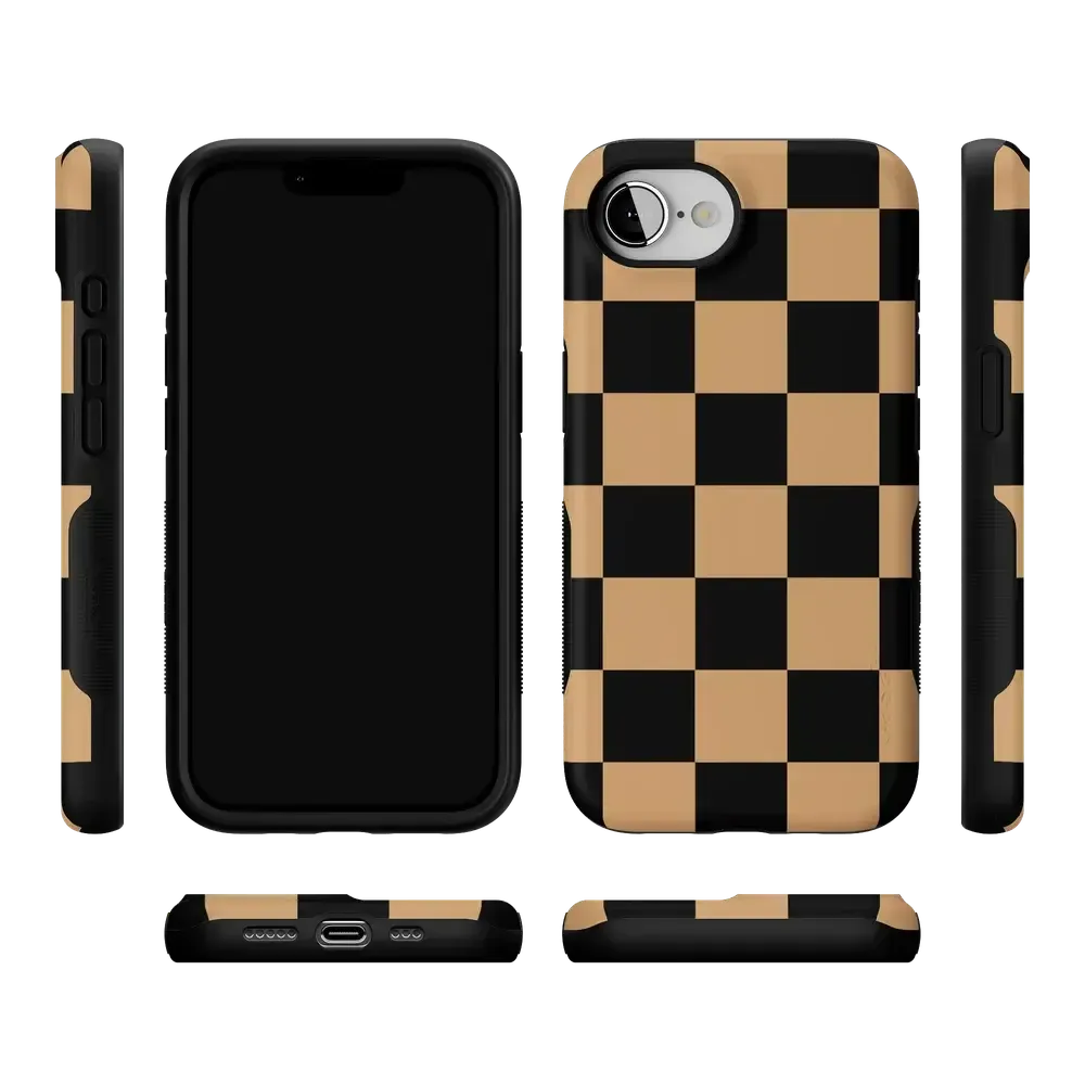 Fit Check | Black & Brown Checkerboard Case
