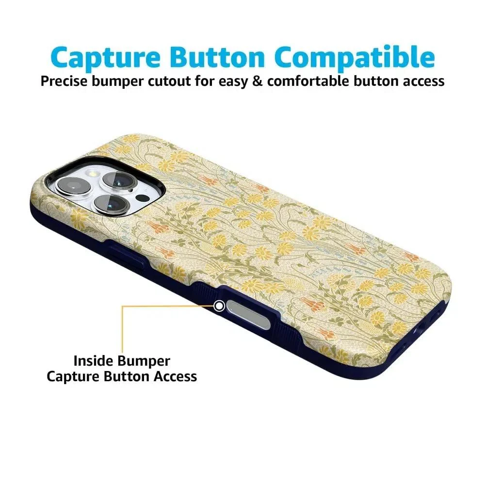 Boho Blooms | Golden Floral Case