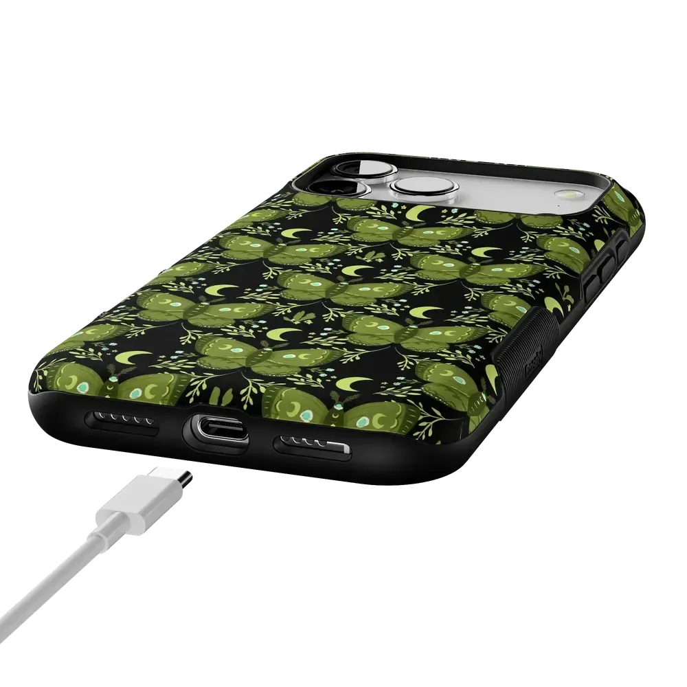 Mystic Moths | Green Twilight Case