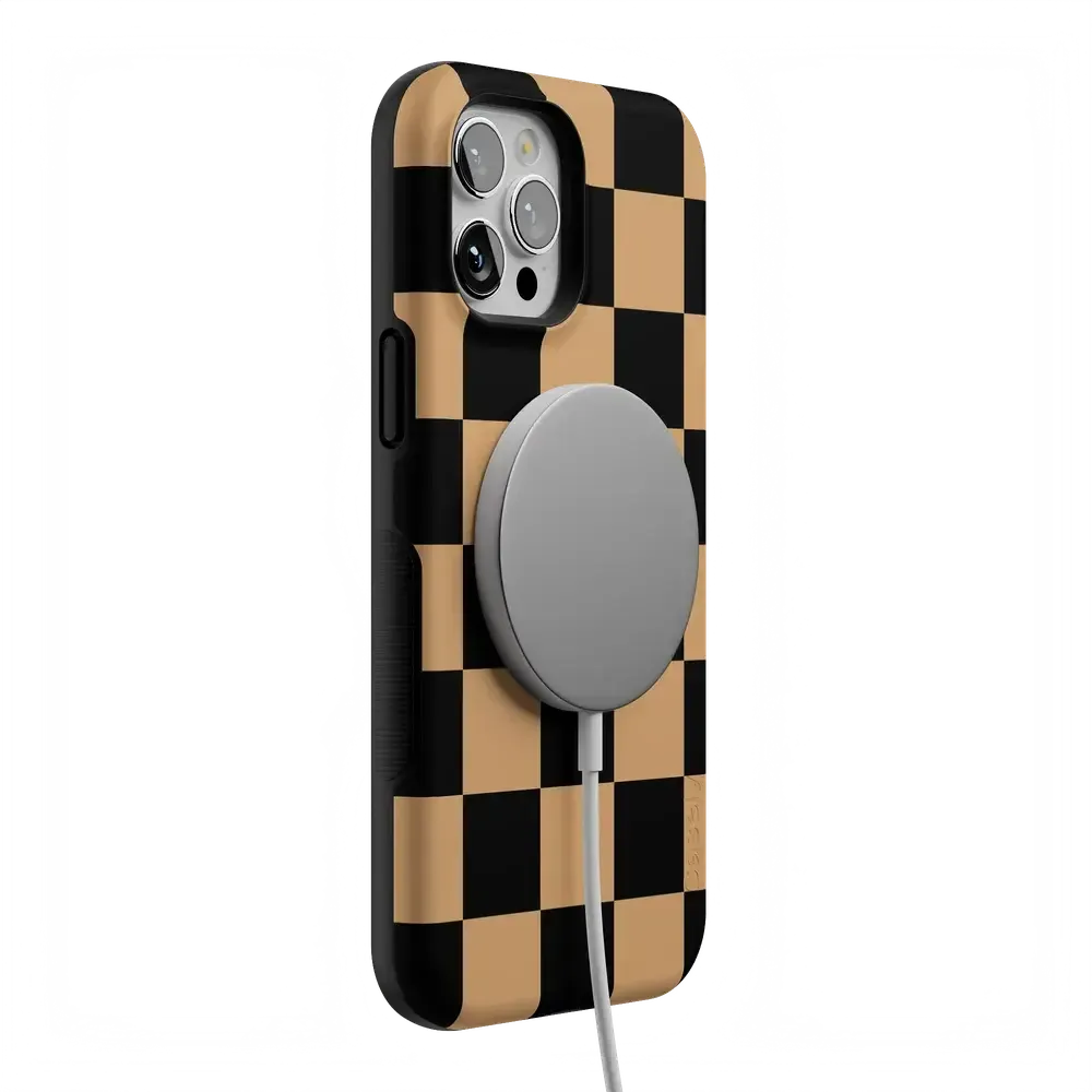 Fit Check | Black & Brown Checkerboard Case