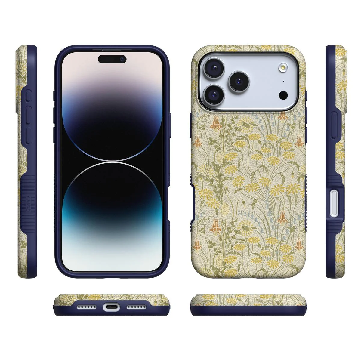 Boho Blooms | Golden Floral Case