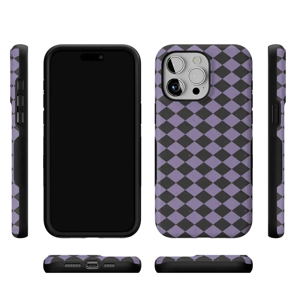 Midnight Hex | Purple Checkered Case